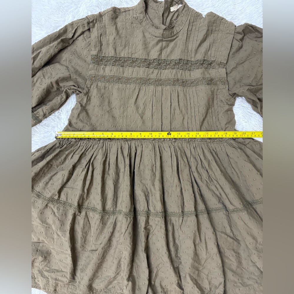 Anthropology Pilcro Khaki Long Sleeve Dress - Picture 8 of 14